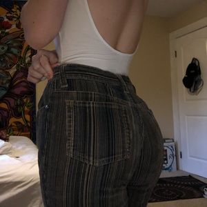 corduroy bell bottoms!